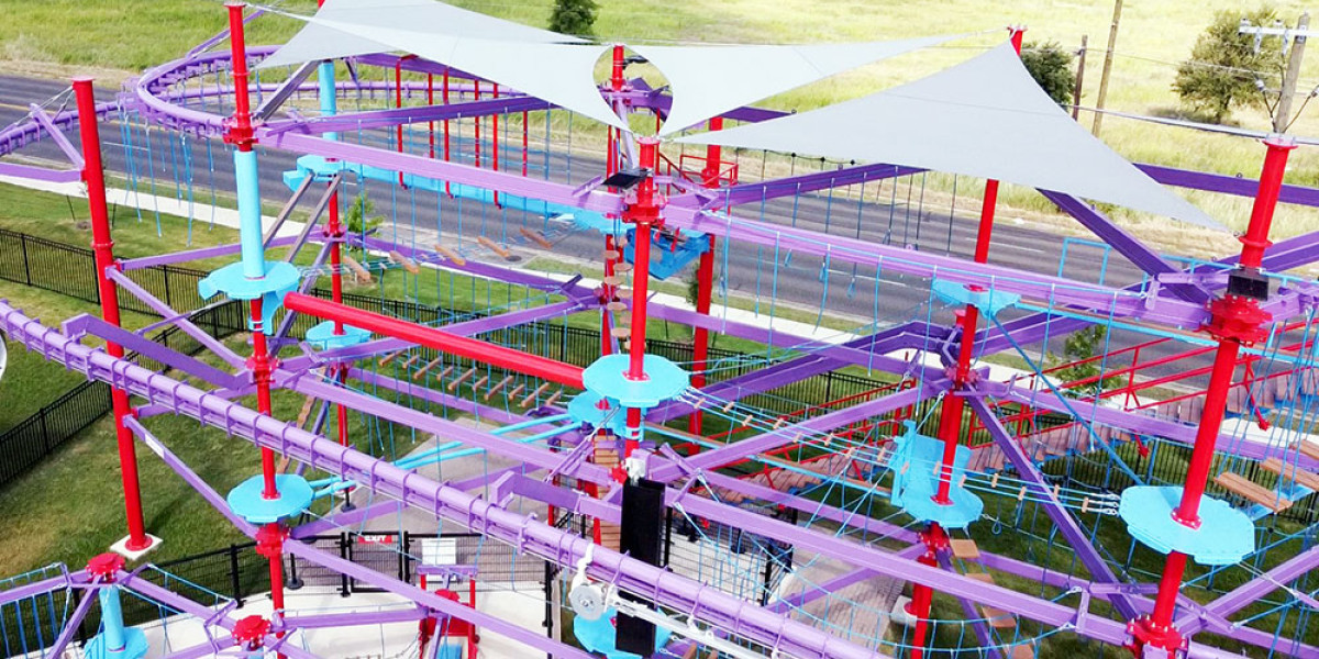 SkyTrail Ropes Course at Spare Time Texas